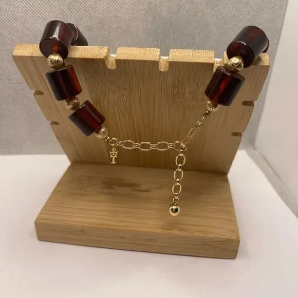 Rare vintage crown TRIFARI Bakelite choker necklace - Picture 4 of 14